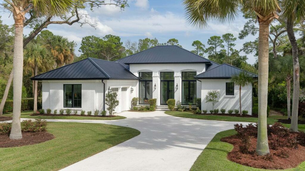 black roof color combination